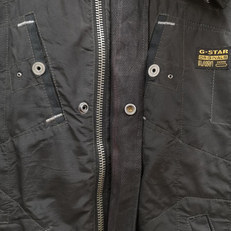 ジースターロゥ G-STAR RAW ジャケット、上着 ジャンパー、ブルゾン マルチポケット 仕様 ミリタリー テクニカル ナイロン ジャケット M 黒 / ブラック / black メンズ USED 古着 中古 50170123