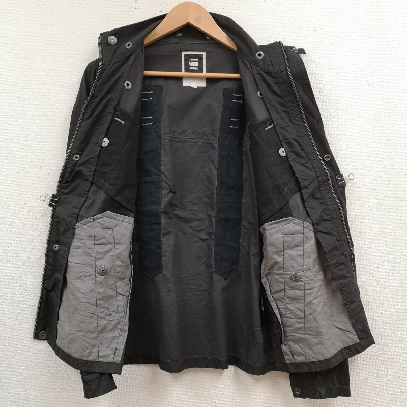 ジースターロゥ G-STAR RAW ジャケット、上着 ジャンパー、ブルゾン マルチポケット 仕様 ミリタリー テクニカル ナイロン ジャケット M 黒 / ブラック / black メンズ USED 古着 中古 50170123