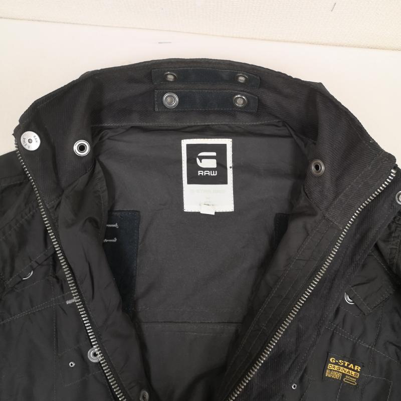 ジースターロゥ G-STAR RAW ジャケット、上着 ジャンパー、ブルゾン マルチポケット 仕様 ミリタリー テクニカル ナイロン ジャケット M 黒 / ブラック / black メンズ USED 古着 中古 50170123
