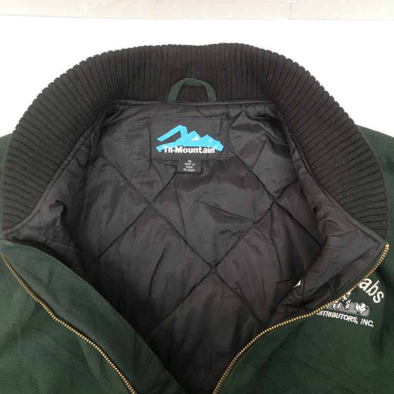 古着 USED ベスト ベスト Tri-Mountain トライマウンテン 中綿 ワーク ダック ベスト XL 緑 / グリーン / green メンズ USED 古着 中古 50170129
