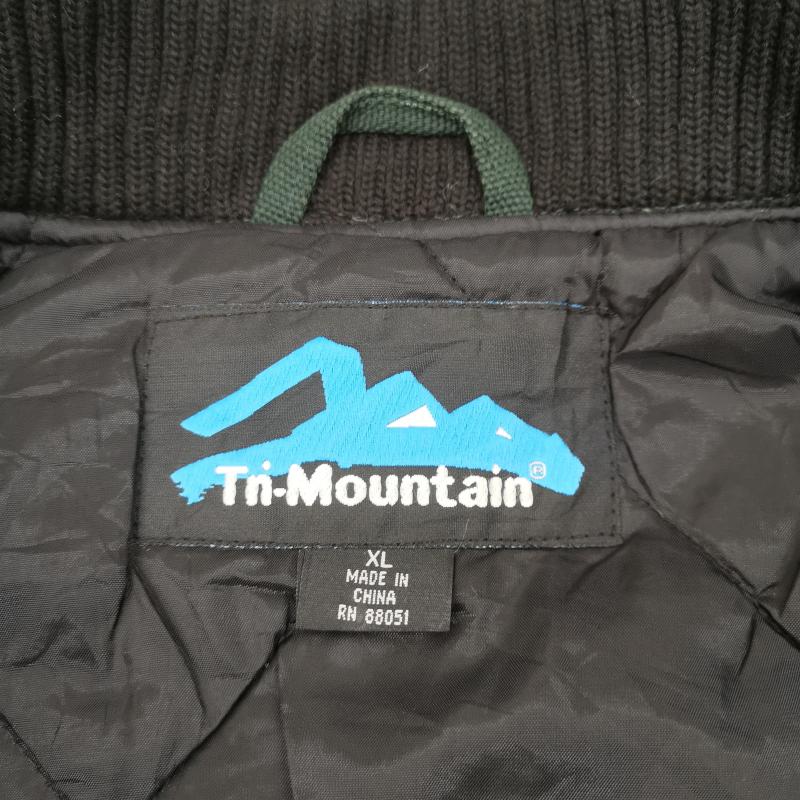 古着 USED ベスト ベスト Tri-Mountain トライマウンテン 中綿 ワーク ダック ベスト XL 緑 / グリーン / green メンズ USED 古着 中古 50170129