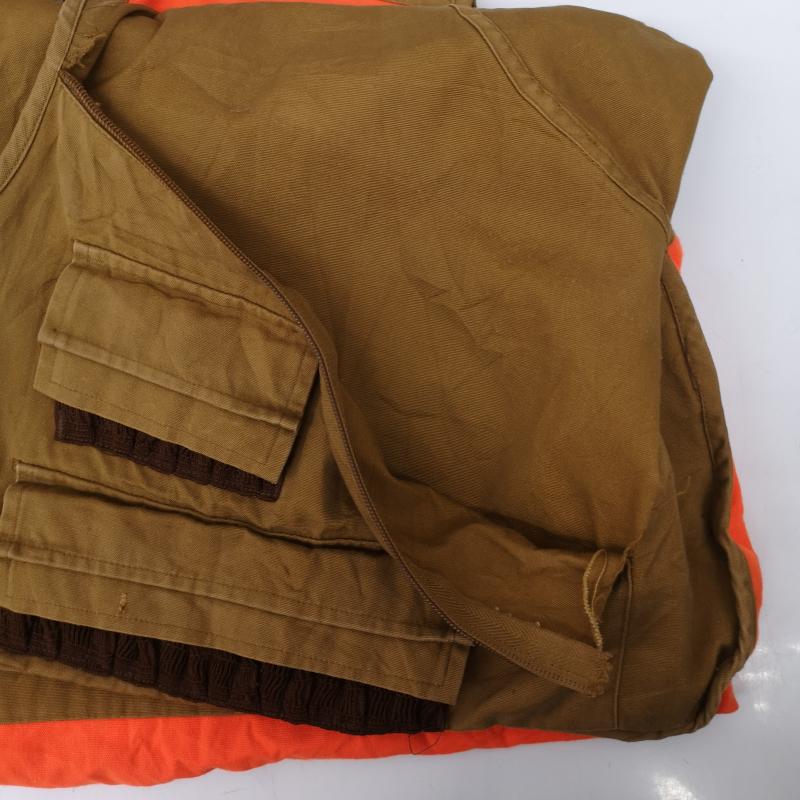 古着 USED ベスト ベスト Field & Stream フィールド＆ストリーム 切り替え ハンティング ベスト 茶 / ブラウン / brown X 橙 / オレンジ / orange メンズ USED 古着 中古 50170132