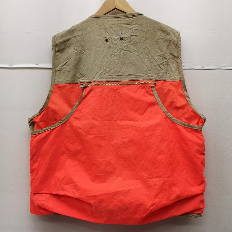古着 USED ベスト ベスト SAFTBAK サフトバック キルティング ダック地 ハンティング ベスト XL ベージュ / ベージュ / beige X 橙 / オレンジ / orange メンズ USED 古着 中古 50170133