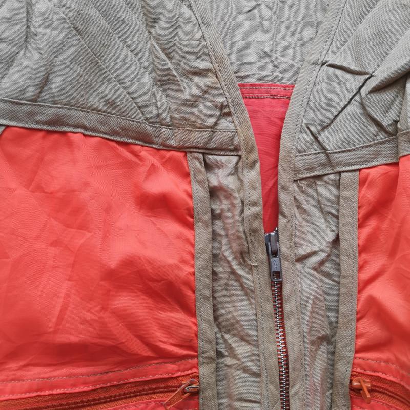 古着 USED ベスト ベスト SAFTBAK サフトバック キルティング ダック地 ハンティング ベスト XL ベージュ / ベージュ / beige X 橙 / オレンジ / orange メンズ USED 古着 中古 50170133