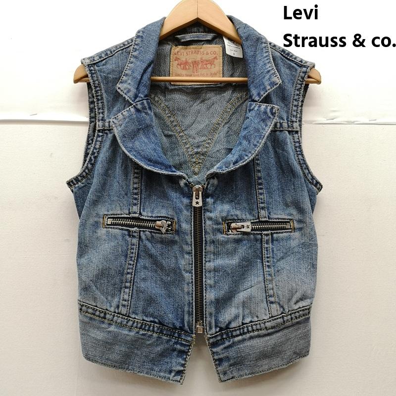 リーバイストラウスアンドコー Levi Strauss & co. ベスト ベスト TYPE 1 タイプワン ライン デニム ベスト S インディゴ / インディゴ / Indigo レディース USED 古着 中古 50170136