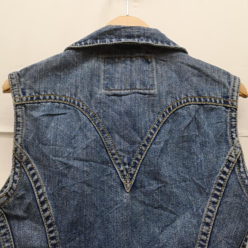 リーバイストラウスアンドコー Levi Strauss & co. ベスト ベスト TYPE 1 タイプワン ライン デニム ベスト S インディゴ / インディゴ / Indigo レディース USED 古着 中古 50170136