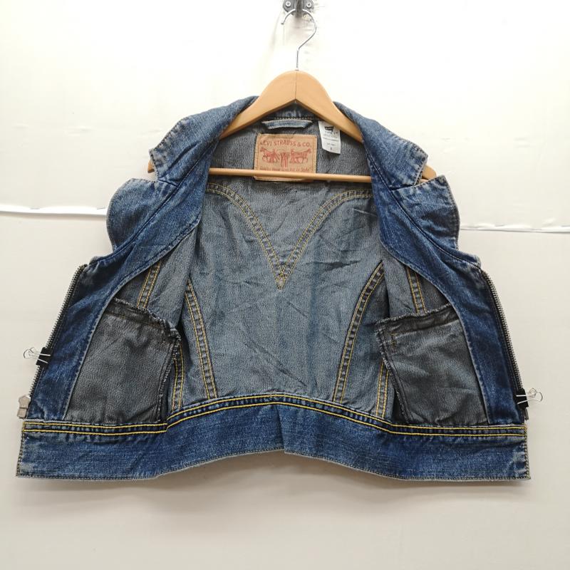 リーバイストラウスアンドコー Levi Strauss & co. ベスト ベスト TYPE 1 タイプワン ライン デニム ベスト S インディゴ / インディゴ / Indigo レディース USED 古着 中古 50170136
