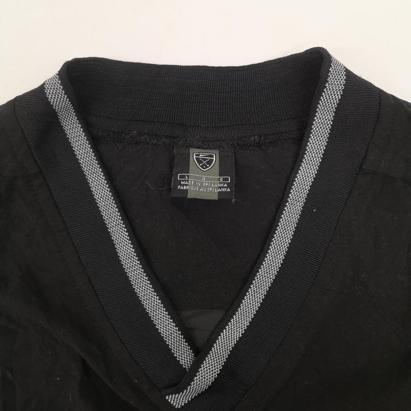 ナイキ NIKE ベスト ベスト Pebble Beach Golf Links ウォームアップ プルオーバー ベスト L 黒 / ブラック / black メンズ USED 古着 中古 50170138