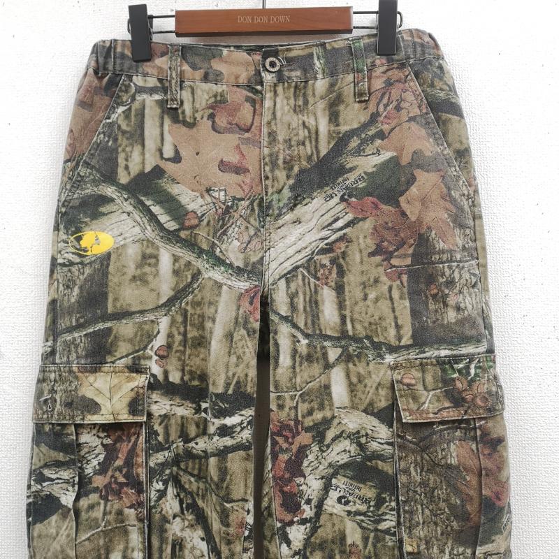古着 USED パンツ ワークパンツ、ペインターパンツ MOSSY OAK モッシーオーク リアルツリー カモ柄 ワイド ストレート カーゴ パンツ S マルチカラー / マルチカラー / multicolor メンズ USED 古着 中古 50170141