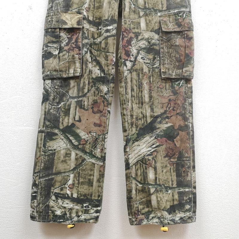 古着 USED パンツ ワークパンツ、ペインターパンツ MOSSY OAK モッシーオーク リアルツリー カモ柄 ワイド ストレート カーゴ パンツ S マルチカラー / マルチカラー / multicolor メンズ USED 古着 中古 50170141