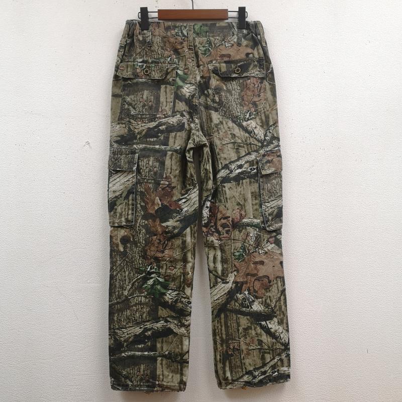古着 USED パンツ ワークパンツ、ペインターパンツ MOSSY OAK モッシーオーク リアルツリー カモ柄 ワイド ストレート カーゴ パンツ S マルチカラー / マルチカラー / multicolor メンズ USED 古着 中古 50170141