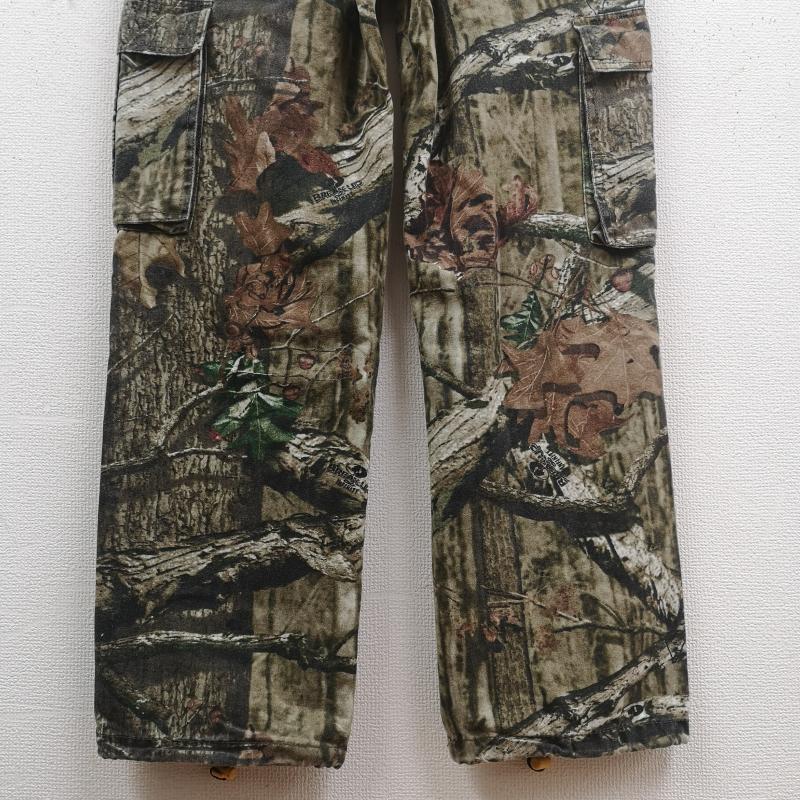 古着 USED パンツ ワークパンツ、ペインターパンツ MOSSY OAK モッシーオーク リアルツリー カモ柄 ワイド ストレート カーゴ パンツ S マルチカラー / マルチカラー / multicolor メンズ USED 古着 中古 50170141