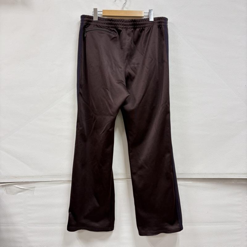 ニードルス Needles パンツ ワークパンツ、ペインターパンツ 24AW トラック パンツ ジャージ ロゴ 刺繍 PU273 Track Pant Poly Smooth L ロゴ、文字 X 刺繍 茶 / ブラウン / brown X 紫 / パープル / purple メンズ USED 古着 中古 50170144