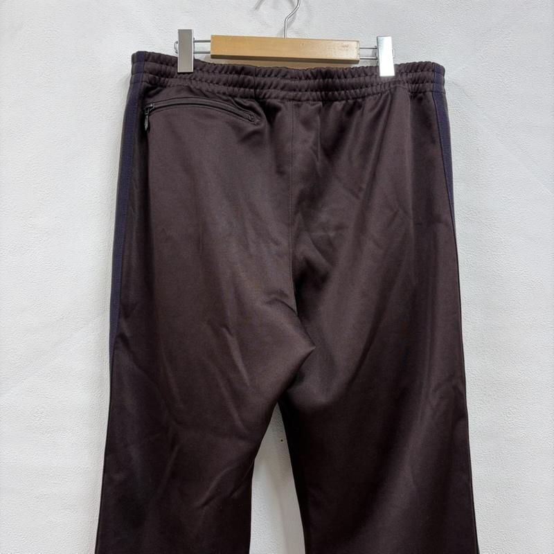 ニードルス Needles パンツ ワークパンツ、ペインターパンツ 24AW トラック パンツ ジャージ ロゴ 刺繍 PU273 Track Pant Poly Smooth L ロゴ、文字 X 刺繍 茶 / ブラウン / brown X 紫 / パープル / purple メンズ USED 古着 中古 50170144