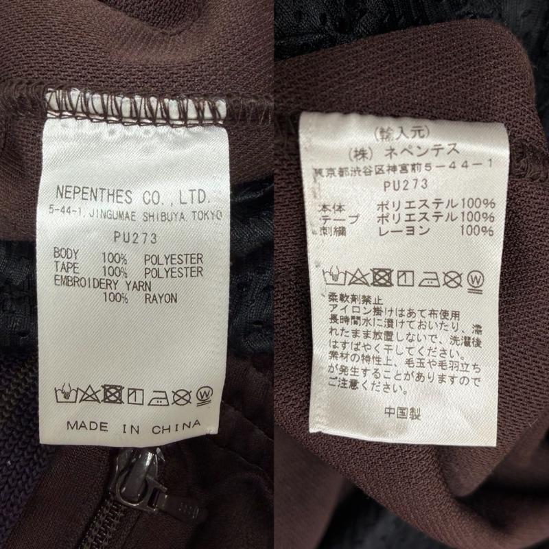 ニードルス Needles パンツ ワークパンツ、ペインターパンツ 24AW トラック パンツ ジャージ ロゴ 刺繍 PU273 Track Pant Poly Smooth L ロゴ、文字 X 刺繍 茶 / ブラウン / brown X 紫 / パープル / purple メンズ USED 古着 中古 50170144