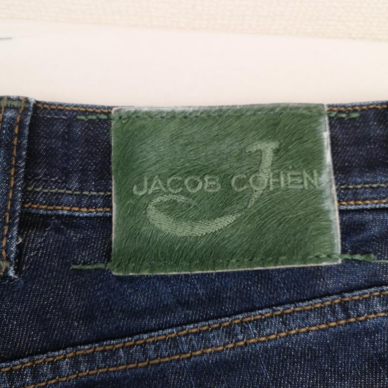 ヤコブコーエン JACOB COHEN パンツ デニム、ジーンズ イタリア製 ボタンフライ スリム フィット デニム パンツ 31インチ インディゴ / インディゴ / Indigo メンズ USED 古着 中古 50170146