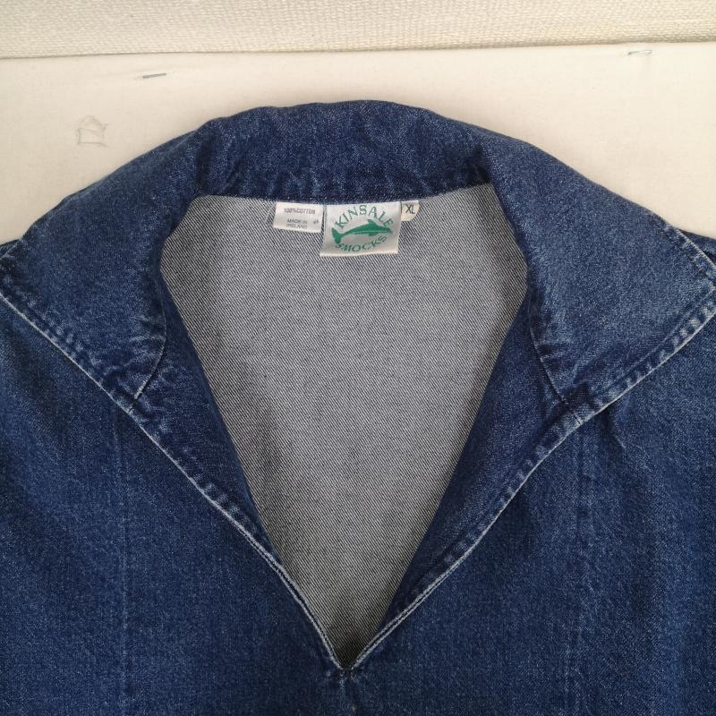 古着 USED ジャケット、上着 ジャンパー、ブルゾン KINSALE SMOCKS キンセール スモックス スキッパー デニム フィッシャーマン スモック XL インディゴ / インディゴ / Indigo メンズ USED 古着 中古 50170147