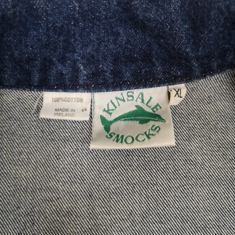 古着 USED ジャケット、上着 ジャンパー、ブルゾン KINSALE SMOCKS キンセール スモックス スキッパー デニム フィッシャーマン スモック XL インディゴ / インディゴ / Indigo メンズ USED 古着 中古 50170147