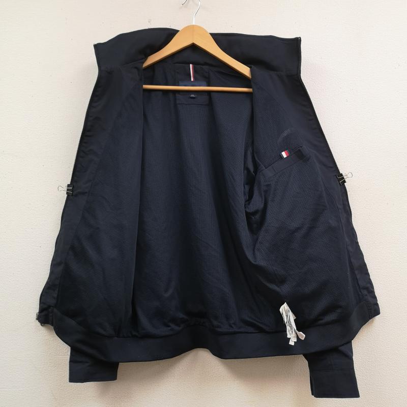 トミーヒルフィガー TOMMY HILFIGER ジャケット、上着 ジャンパー、ブルゾン フラッグロゴ 刺繡 スタンドカラー ナイロン ジャケット L 紺 / ネイビー / navy メンズ USED 古着 中古 50170151