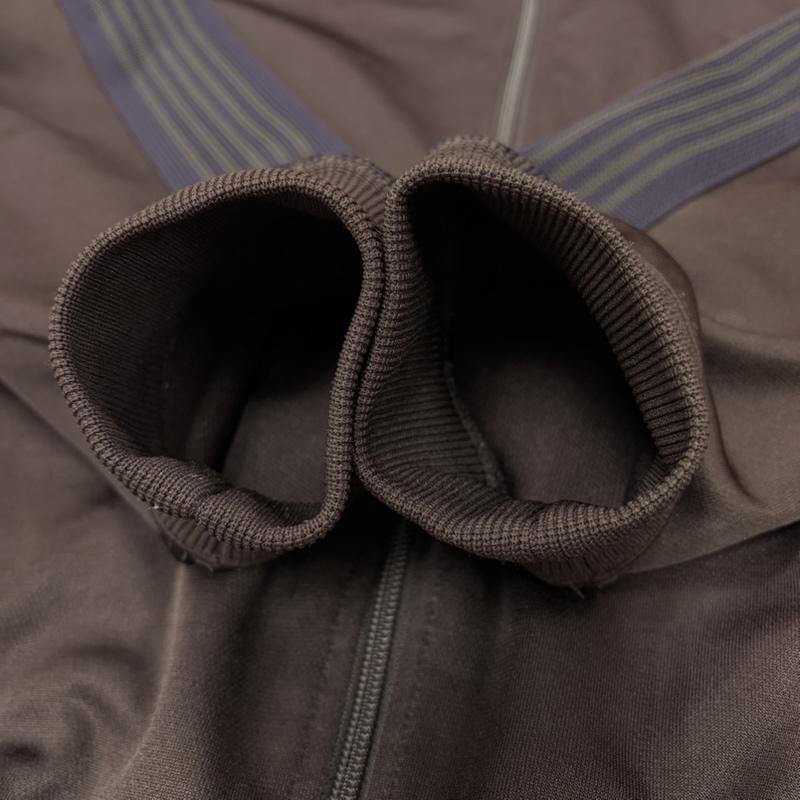 ニードルス Needles ジャケット、上着 ジャケット、ブレザー 24AW トラックジャケット ダブルジップ ジャージ PU271 XL ロゴ、文字 X 刺繍 茶 / ブラウン / brown X 紫 / パープル / purple メンズ USED 古着 中古 50170152