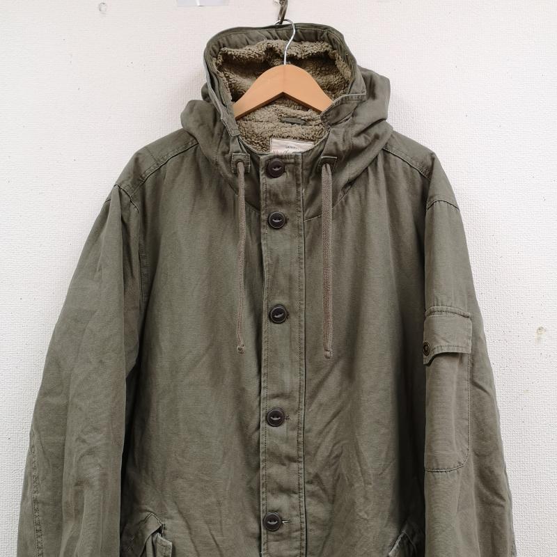 古着 USED ジャケット、上着 ジャンパー、ブルゾン Weatherproof ウェザープルーフ 裏ボア フード付き ミリタリー デッキ ジャケット XXL カーキ / カーキ / khaki メンズ USED 古着 中古 50170156