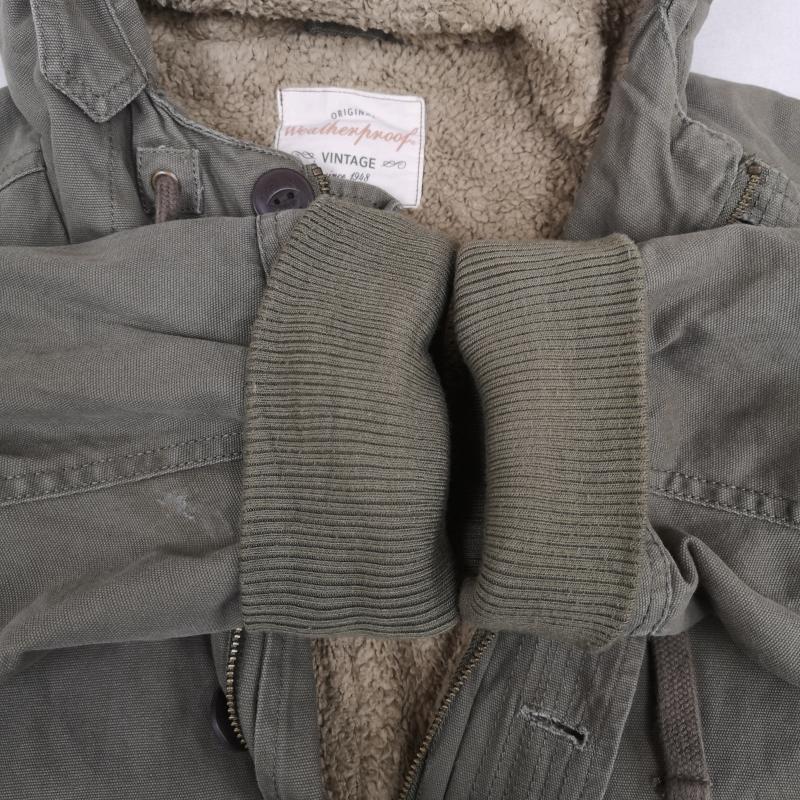 古着 USED ジャケット、上着 ジャンパー、ブルゾン Weatherproof ウェザープルーフ 裏ボア フード付き ミリタリー デッキ ジャケット XXL カーキ / カーキ / khaki メンズ USED 古着 中古 50170156