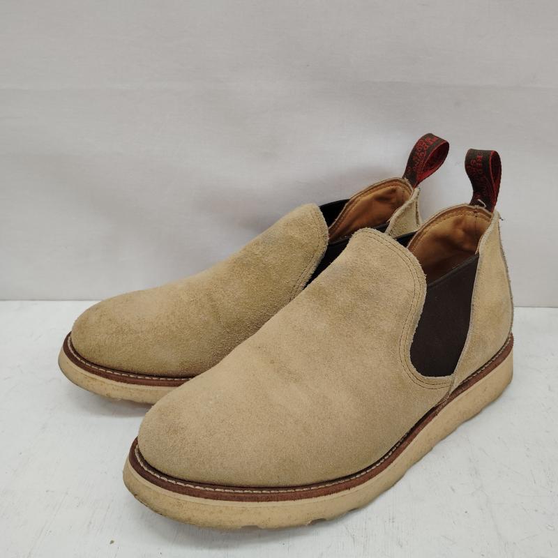 レッドウィング RED WING ブーツ 一般 ヴィンテージ サイド ゴア ショート ブーツ 8148 ロメオ ROMEO US：9 ベージュ / ベージュ / beige メンズ USED 古着 中古 50170158
