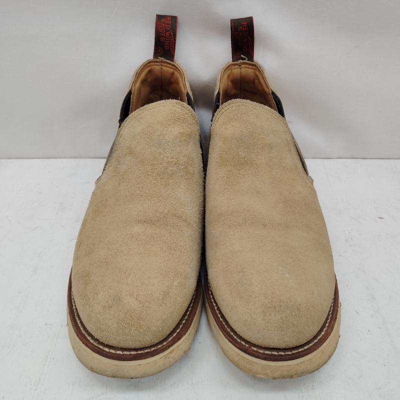 レッドウィング RED WING ブーツ 一般 ヴィンテージ サイド ゴア ショート ブーツ 8148 ロメオ ROMEO US：9 ベージュ / ベージュ / beige メンズ USED 古着 中古 50170158