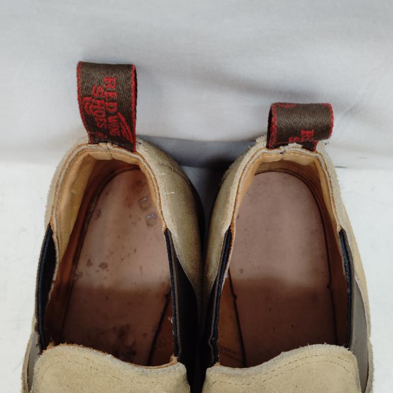 レッドウィング RED WING ブーツ 一般 ヴィンテージ サイド ゴア ショート ブーツ 8148 ロメオ ROMEO US：9 ベージュ / ベージュ / beige メンズ USED 古着 中古 50170158