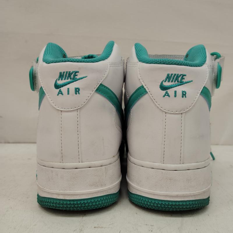 ナイキ NIKE スニーカー スニーカー Air Force 1 Mid  07  White/Clear Jade エアフォース1 27.0cm 白 / ホワイト / white X 緑 / グリーン / green メンズ USED 古着 中古 50170160