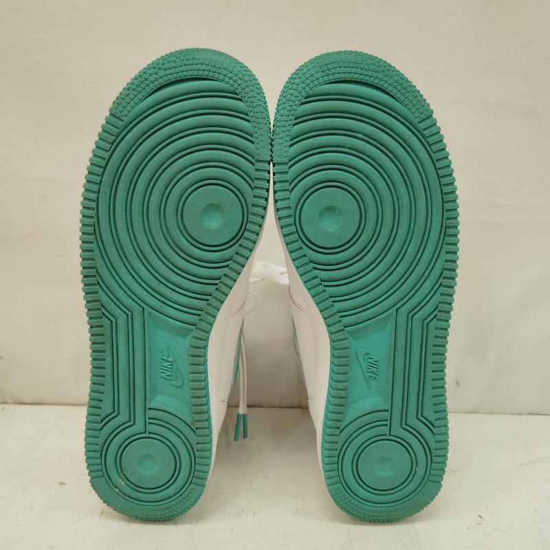 ナイキ NIKE スニーカー スニーカー Air Force 1 Mid  07  White/Clear Jade エアフォース1 27.0cm 白 / ホワイト / white X 緑 / グリーン / green メンズ USED 古着 中古 50170160