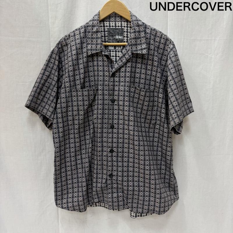 アンダーカバー UNDERCOVER シャツ、ブラウス 半袖 00SS コレクション SK務PT期 総柄 半袖シャツ K304 L 灰 / グレー / gray メンズ USED 古着 中古 50170161