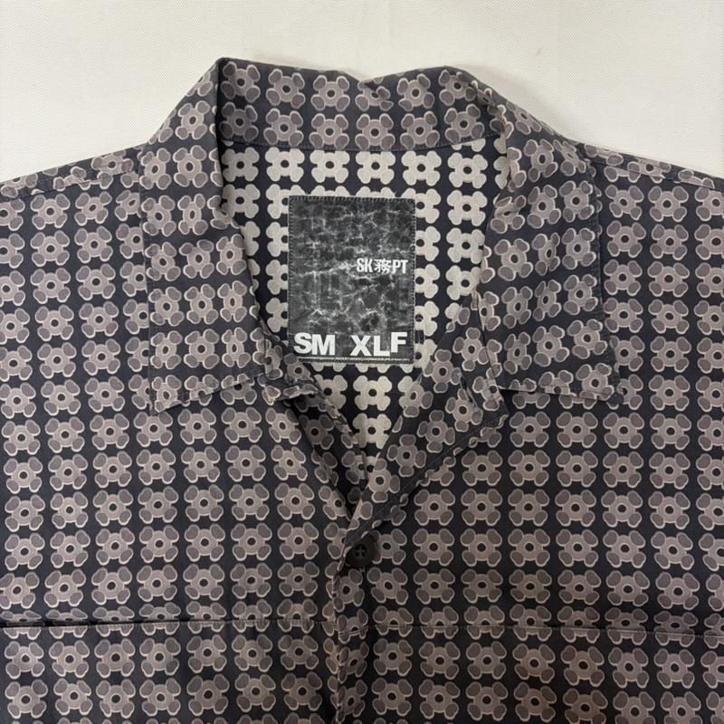 アンダーカバー UNDERCOVER シャツ、ブラウス 半袖 00SS コレクション SK務PT期 総柄 半袖シャツ K304 L 灰 / グレー / gray メンズ USED 古着 中古 50170161