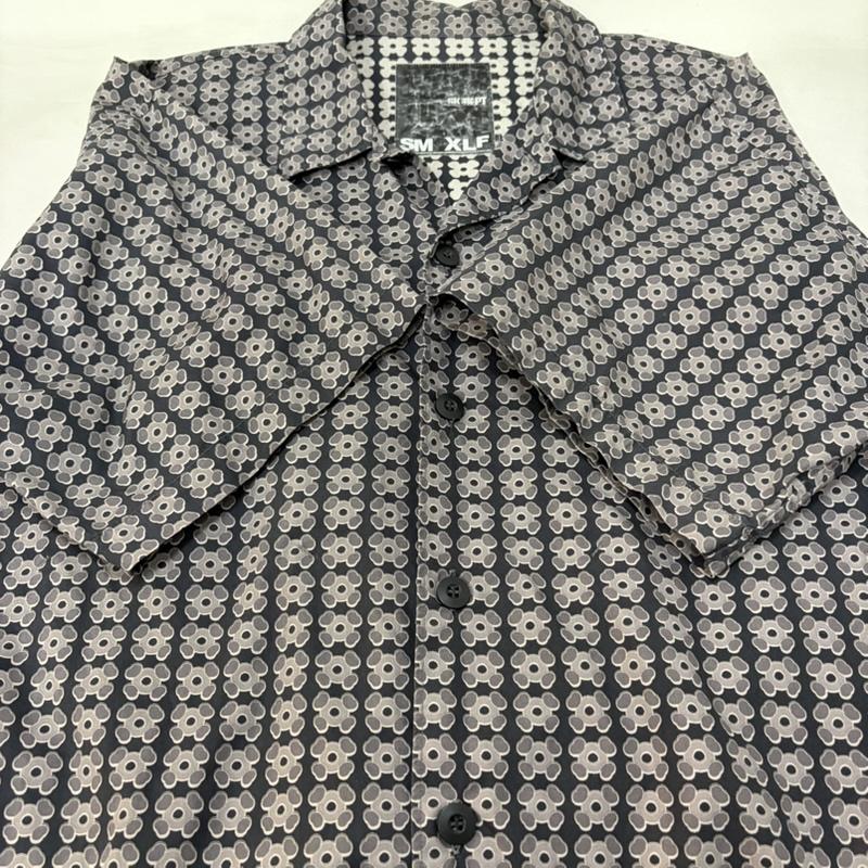 アンダーカバー UNDERCOVER シャツ、ブラウス 半袖 00SS コレクション SK務PT期 総柄 半袖シャツ K304 L 灰 / グレー / gray メンズ USED 古着 中古 50170161