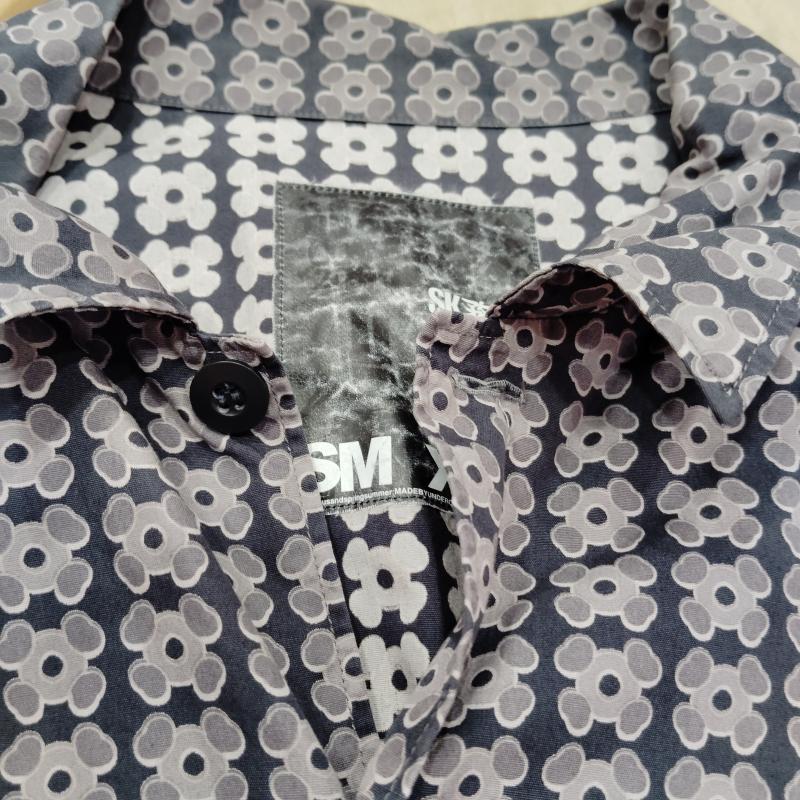 アンダーカバー UNDERCOVER シャツ、ブラウス 半袖 00SS コレクション SK務PT期 総柄 半袖シャツ K304 L 灰 / グレー / gray メンズ USED 古着 中古 50170161
