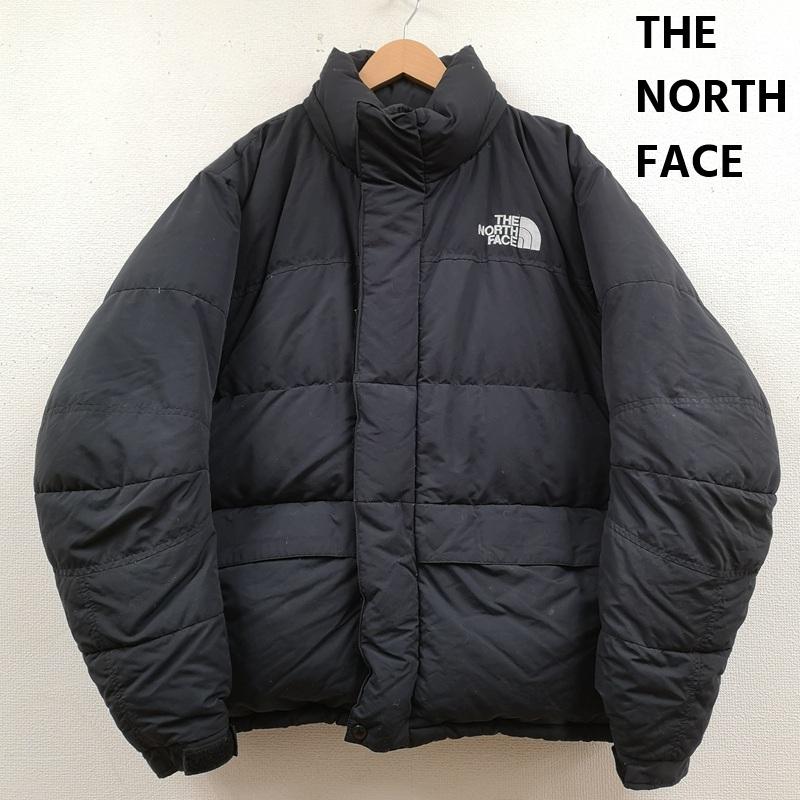 ザノースフェイス THE NORTH FACE ジャケット、上着 ジャンパー、ブルゾン 90s ロゴ 刺繡 ダウン バフィン ジャケット M 黒 / ブラック / black メンズ USED 古着 中古 50170162