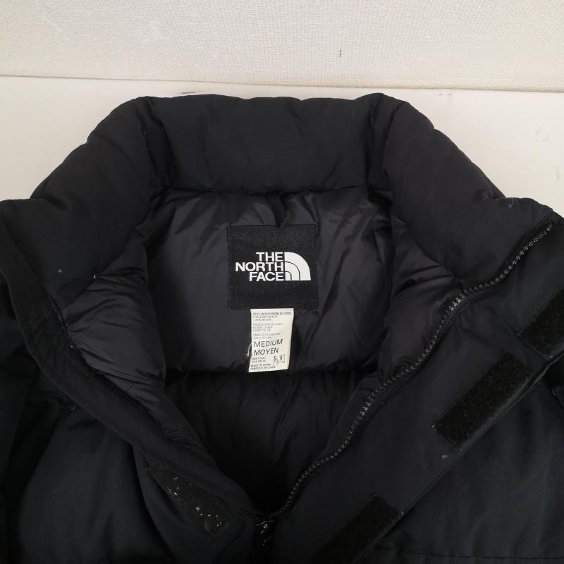 ザノースフェイス THE NORTH FACE ジャケット、上着 ジャンパー、ブルゾン 90s ロゴ 刺繡 ダウン バフィン ジャケット M 黒 / ブラック / black メンズ USED 古着 中古 50170162