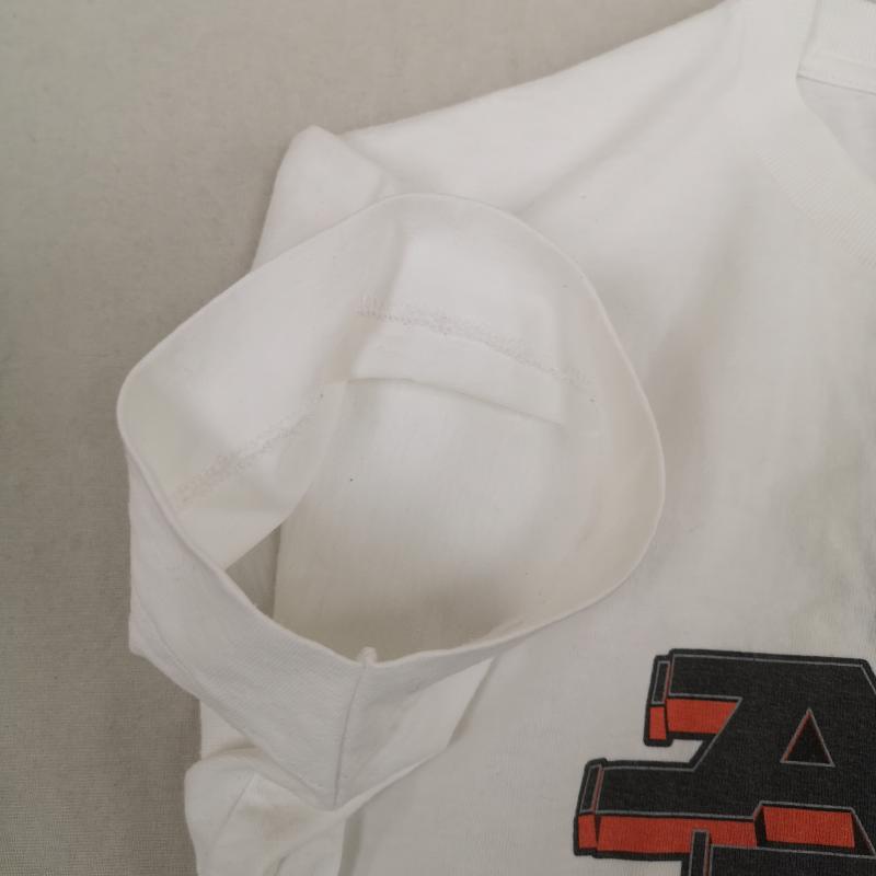 アベイシングエイプ A BATHING APE Tシャツ 半袖 90s 日本製 3D レター ロゴ エイプヘッド グラフィック 半袖 Tシャツ S/S TEE S 白 / ホワイト / white メンズ USED 古着 中古 50170163