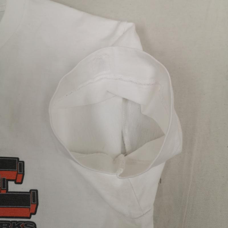 アベイシングエイプ A BATHING APE Tシャツ 半袖 90s 日本製 3D レター ロゴ エイプヘッド グラフィック 半袖 Tシャツ S/S TEE S 白 / ホワイト / white メンズ USED 古着 中古 50170163