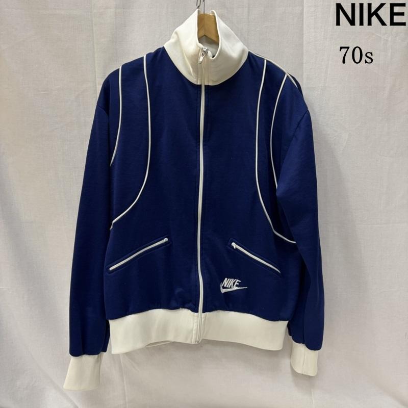 ナイキ NIKE ジャケット、上着 ジャンパー、ブルゾン 70s オレンジタグ トラック ジャケット ジャージ 台湾製 L 青 / ブルー / blue メンズ USED 古着 中古 50170164