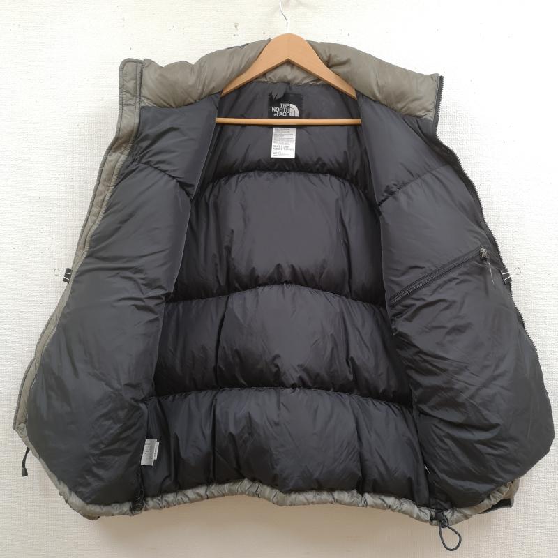 ザノースフェイス THE NORTH FACE ジャケット、上着 ダウンジャケット 90s 700フィル パワー ヌプシ Nuptse ダウン ジャケット ND01001 XL 黒 / ブラック / black X 銀 / シルバー / silver color メンズ USED 古着 中古 50170167