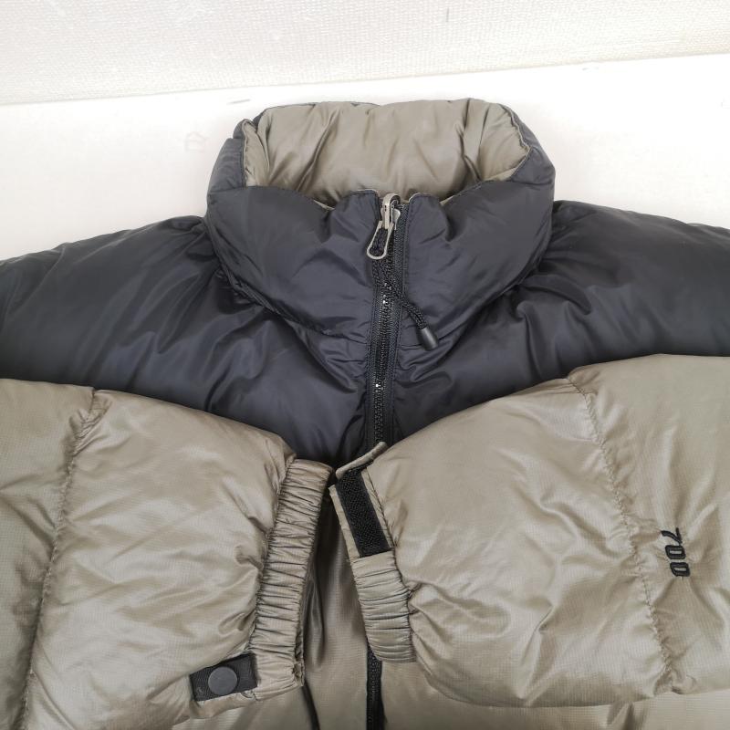 ザノースフェイス THE NORTH FACE ジャケット、上着 ダウンジャケット 90s 700フィル パワー ヌプシ Nuptse ダウン ジャケット ND01001 XL 黒 / ブラック / black X 銀 / シルバー / silver color メンズ USED 古着 中古 50170167