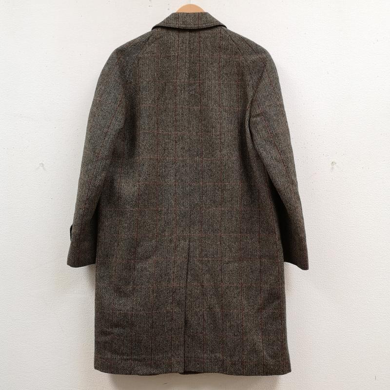 古着 USED コート コート一般 ORIENTAL Nakamura 中村百貨店 ヘリンボーン柄 ツイード ステンカラー コート - 茶 / ブラウン / brown メンズ USED 古着 中古 50170171