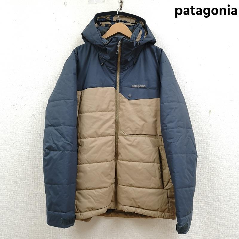 パタゴニア patagonia ジャケット、上着 ジャンパー、ブルゾン 耐久性 撥水 サーモグリーン RECCO ルビコン ジャケット 29348 L ベージュ / ベージュ / beige X 紺 / ネイビー / navy メンズ USED 古着 中古 50170175