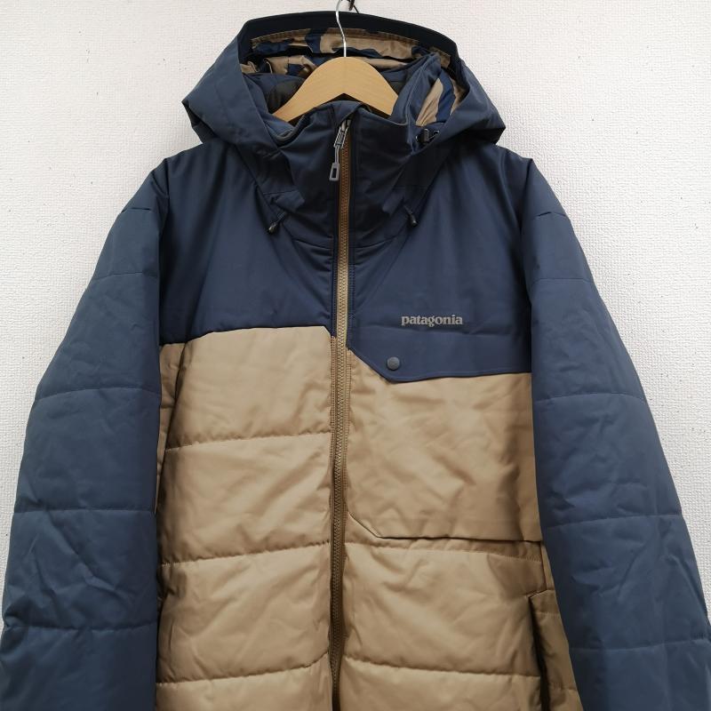 パタゴニア patagonia ジャケット、上着 ジャンパー、ブルゾン 耐久性 撥水 サーモグリーン RECCO ルビコン ジャケット 29348 L ベージュ / ベージュ / beige X 紺 / ネイビー / navy メンズ USED 古着 中古 50170175