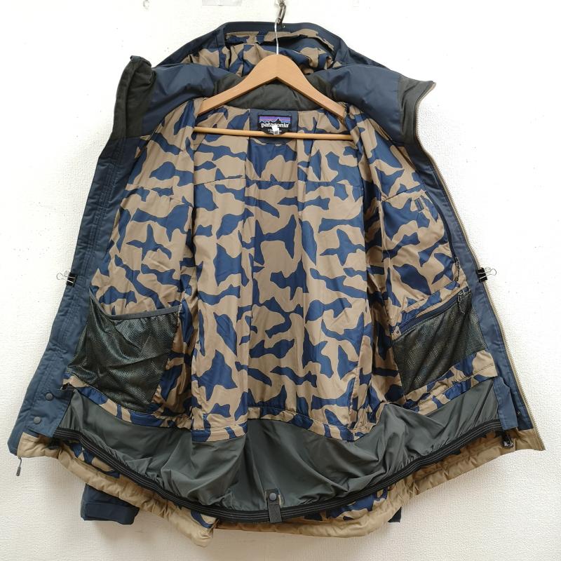 パタゴニア patagonia ジャケット、上着 ジャンパー、ブルゾン 耐久性 撥水 サーモグリーン RECCO ルビコン ジャケット 29348 L ベージュ / ベージュ / beige X 紺 / ネイビー / navy メンズ USED 古着 中古 50170175
