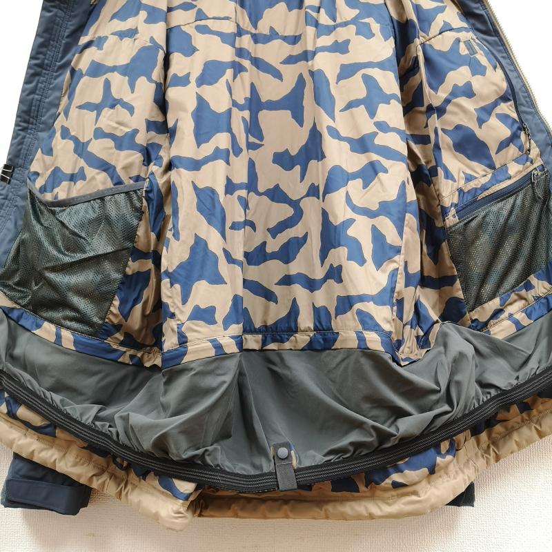 パタゴニア patagonia ジャケット、上着 ジャンパー、ブルゾン 耐久性 撥水 サーモグリーン RECCO ルビコン ジャケット 29348 L ベージュ / ベージュ / beige X 紺 / ネイビー / navy メンズ USED 古着 中古 50170175