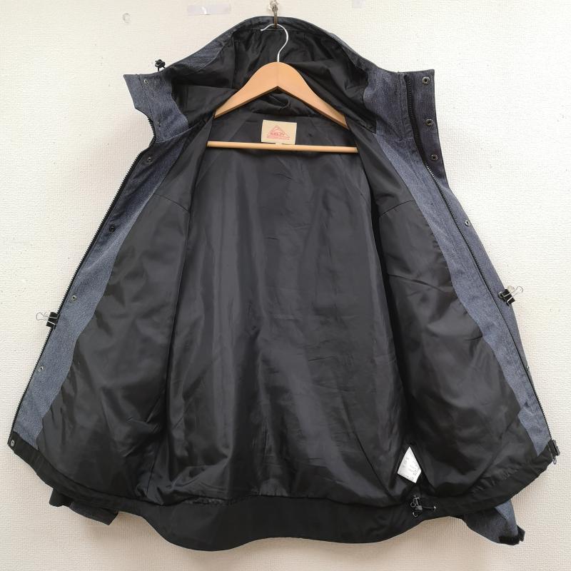 ケルティ KELTY ジャケット、上着 ジャンパー、ブルゾン 別注 ストーム デニム ジャケット マウンテン パーカー 7560-605-0120 M 黒 / ブラック / black X インディゴ / インディゴ / Indigo メンズ USED 古着 中古 50170179