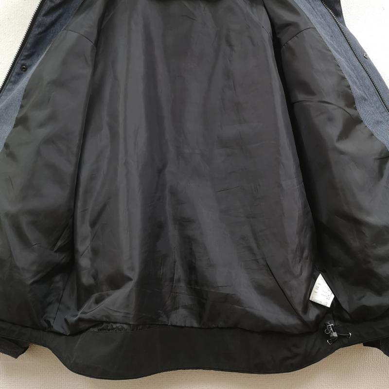 ケルティ KELTY ジャケット、上着 ジャンパー、ブルゾン 別注 ストーム デニム ジャケット マウンテン パーカー 7560-605-0120 M 黒 / ブラック / black X インディゴ / インディゴ / Indigo メンズ USED 古着 中古 50170179