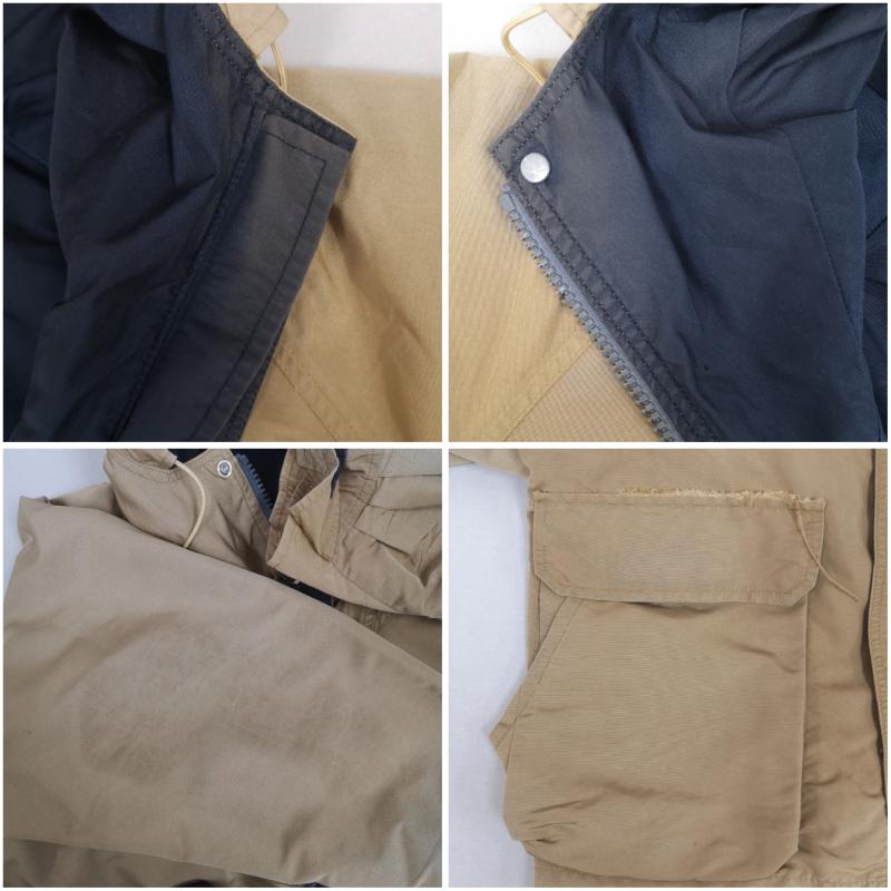 ザノースフェイス THE NORTH FACE ジャケット、上着 ジャンパー、ブルゾン 茶タグ ロゴ入り 刻印 スナップ ボタン マウンテン パーカー ナイロン ジャケット M ベージュ / ベージュ / beige メンズ USED 古着 中古 50170180